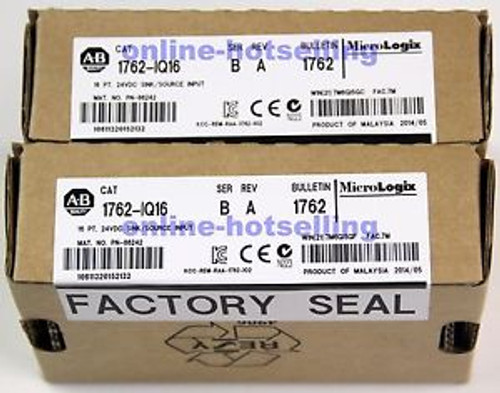 New in box AB ALLEN BRADLEY 1762-IQ16 MicroLogix 16 Point Digital Input Module