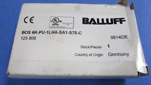 BALLUFF OPTICAL SENSOR 6K-PU-1LHA-SA1-S75-C New