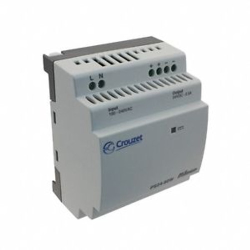 Crouzet Automation Millenium  AC/DC Power SupplySingle-OUT 24V 2.5A 60W 88950302