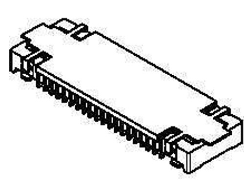 Board to Board & Mezzanine Connectors .4MM 90P V RECPT 1.30MM STAC...(50 pieces)