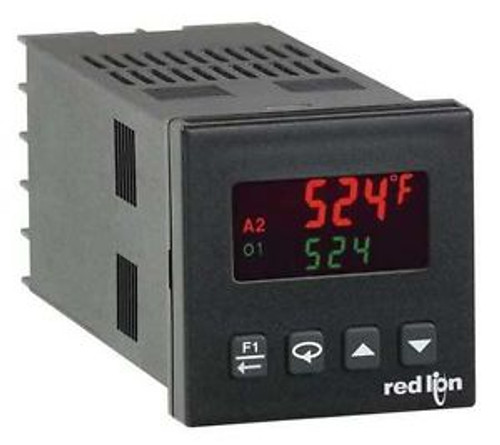 RED LION T1610010 Temp Controller, Relay , VAC and VDC