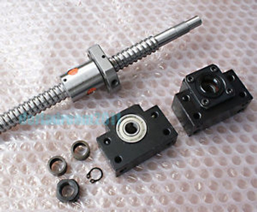 Ballscrew 1610-560mm ( Diameter:16mm Pitch:10mm L:560mm)+ballnut+ BK/BF12