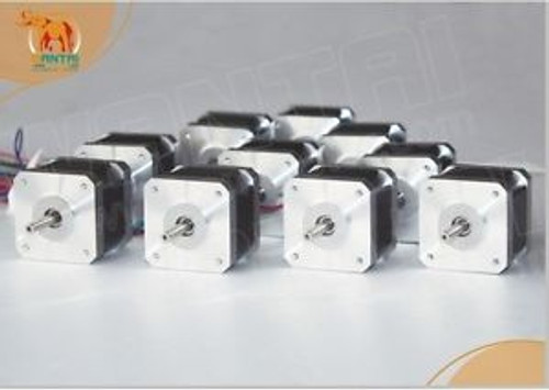 High Promotion  Wantai 10PCS Nema 17 Stepper Motor 4800g.cm,48mm Length for 3D