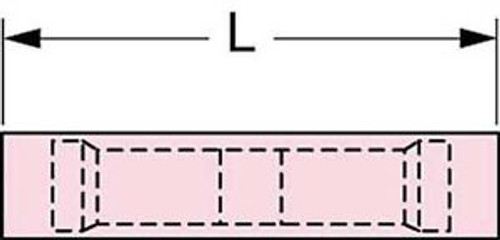 3M MNG18BCK Butt Splice Connector,Red,22-18,PK1000 G5798843