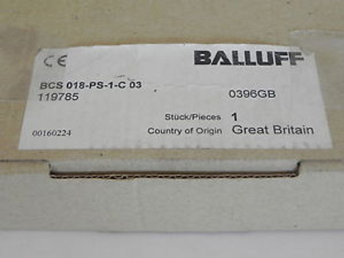 BALLUFF BCS 018-PS-1-C 03 PROXIMITY SENSOR New