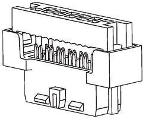 MOLEX 87568-2663 WIRE-BOARD CONN, RECEPTACLE, 26POS, 2MM (100 pieces)