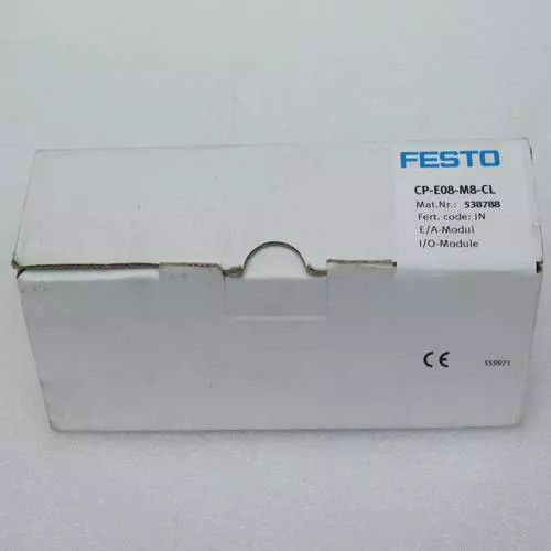 Festo Input/Output Module Cp-E08-M8-Cl ( Cpe08M8Cl ) New