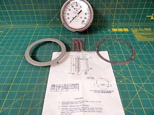 Moeller Inst. P/N MIL-G-18997 NEW Dial Indicating Pressure Gauge 0-100 PSIG