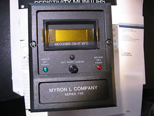 QTY 1 MYRON Digital Resistivity Monitor Panel Instrumentation Meter 753-1 New