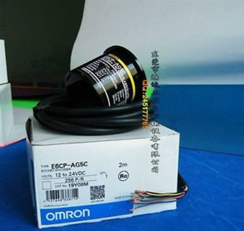 New OMRON Absolute Rotary Encoder E6CP-AG5C 256P/R E6CPAG5C