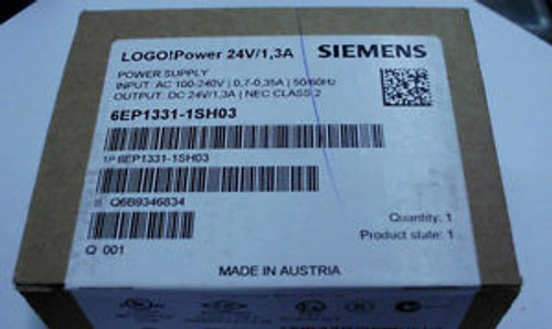 Siemens LOGO  Power Supply 6EP1331-1SH03 6EP13311SH03 new in box