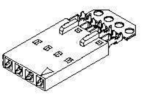 Headers & Wire Housings SL IDT Opt D Male 22AWG Tin22Ckt (50 pieces)