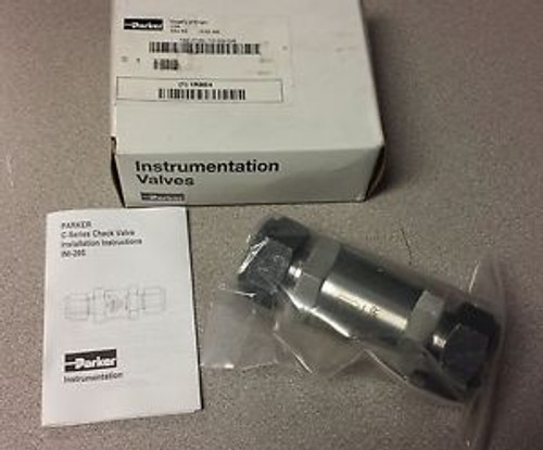 PARKER Instrumentation Check Valve, 316SS, 1 Inch- 16Z-C16L-10-SS-GR