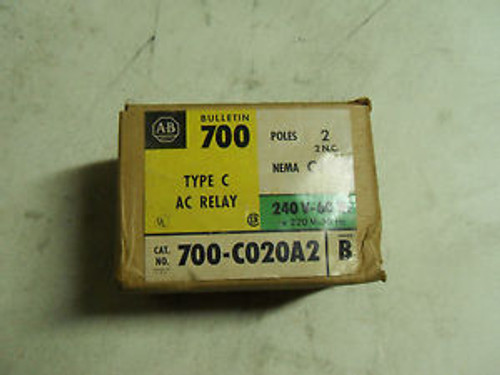 (O4-5) 1 NEW ALLEN BRADLEY 700-C020A2 RELAY