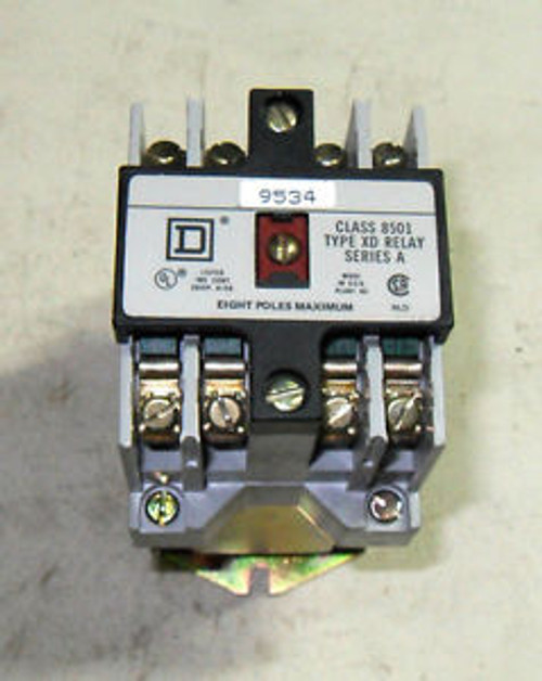 (Q2-3) 1 NEW SQUARE D 8501XDO40 CONTROL RELAY