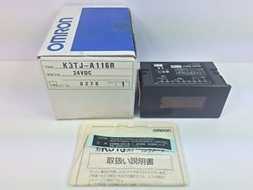 NEW OMRON PANEL METER K3TJ-A116R K3TJA116R 24 VDC