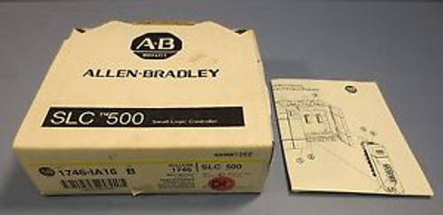 Allen Bradley SLC 500 1746-IA16 Ser. B Input Module 85-132 VAC 50/60 Hz New