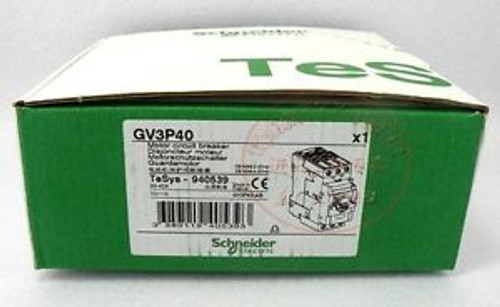 Schneider Electric Motor Circuit Breaker GV3P40 30-40A new in box