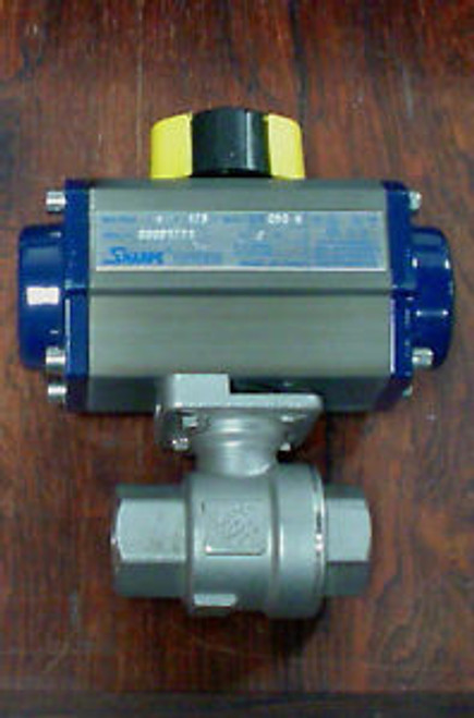 Sharpe actuated HP Ball valve 3/4 2000PSI WOG - new