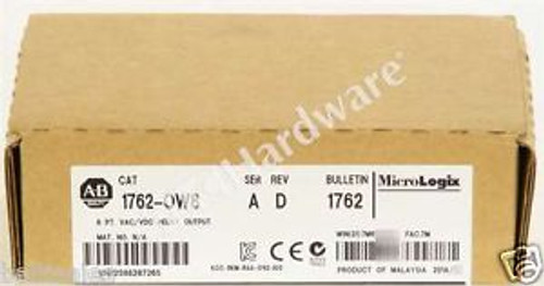 New Sealed Allen Bradley 1762-OW8 /A 1762-0W8 MicroLogix Relay Output Pkg 2014