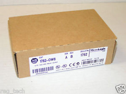 Allen Bradley 1762-OW8 8 Pt. VAC/VDC Relay Output Module New in Sealed Box