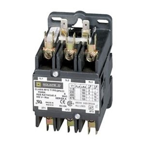 DP Contactor, 120VAC, 60A, Open, 3P