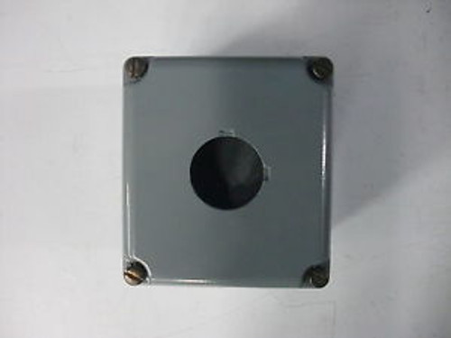 SQUARE D CONTROL STATION 1 HOLE ALUMINUM 9001-KY1