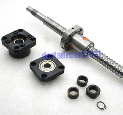 Ballscrew 2010-350mm ( Diameter:20mm Pitch:10mm L:350mm)+ballnut+ FK/FF15