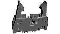 Headers & Wire Housings 16 POS HDR 15AU W/SHORT LATCHES (100 pieces)