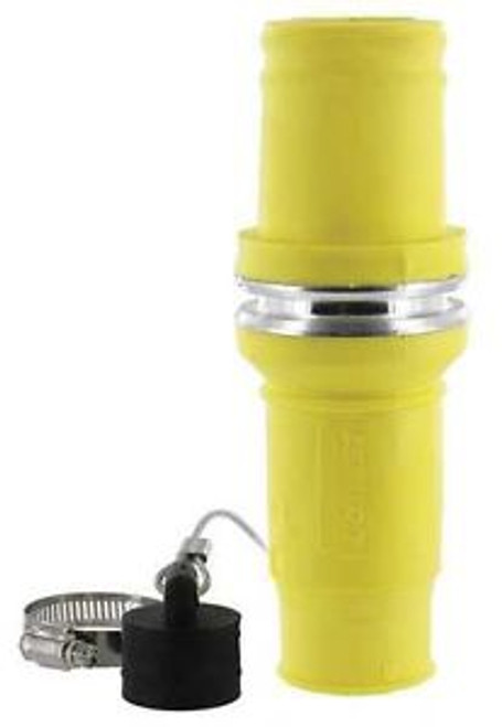 RHINOHIDE 49M53-Y Connector,Sngl Pole,Male,0.95 In,Yellow G7793904