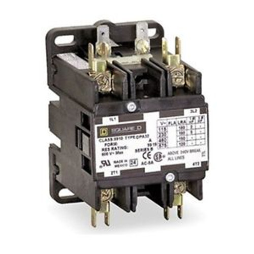 DP Contactor, 120VAC, 60A, Open, 2P