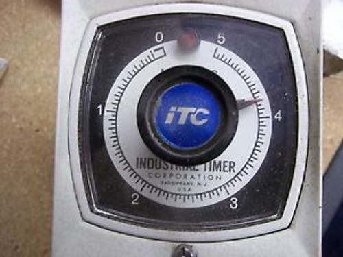 Industrial Timer Company GP-2-5 Min 120 V 60 Hz New Old Stock w/Hardware