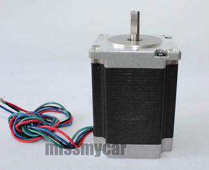Nema34 CNC Router Stepper Motor 2 Phase 4-Wire GB34H2118-50-4B Dual Shafts 8.5Nm