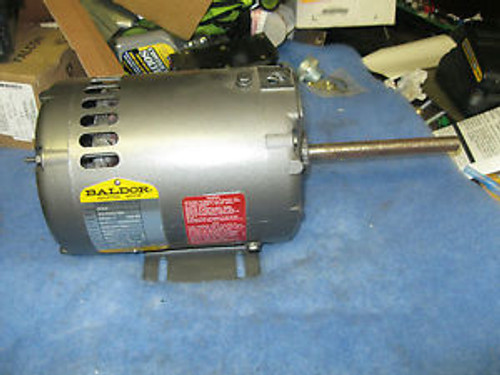 Baldor M14A Motor 56YZ frame 3/4 HP 1140 RPM 3 ph. 6 shaft 5/8 New