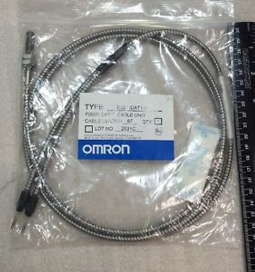 Omron Fiber Optic Cable 6FT, E32-UDAT1-6F, E32UDAT16F, Shipsameday #1209A3