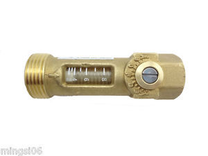 misol / 10 pcs of Brass G1/2 Flow Meter DN15 Balancing Valve flow sensor