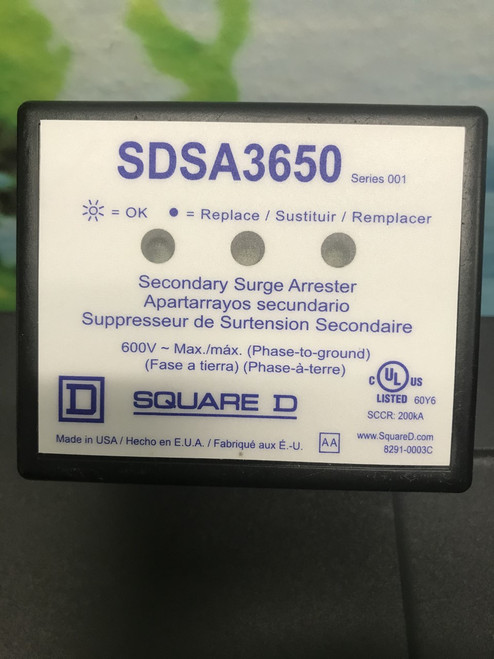 Square D Sdsa3650 New Secondary Surge Arrester 600V