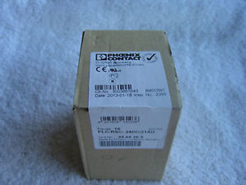 FS  Phoenix Contact  PLC-RSC-24DC/21AU   (Box of 10)