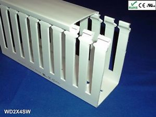 8 Sets of 2x4x2m White Wiring Ducts and Covers - UL/CE Listed