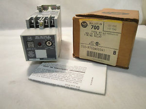 NEW IN BOX A-B ALLEN BRADLEY SOLID STATE TIMING RELAY 700-RT00W000A1 TYPE RT