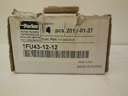 7 NEW PARKER 1FU43-12-12 HOSE FITTINGS 1FU431212