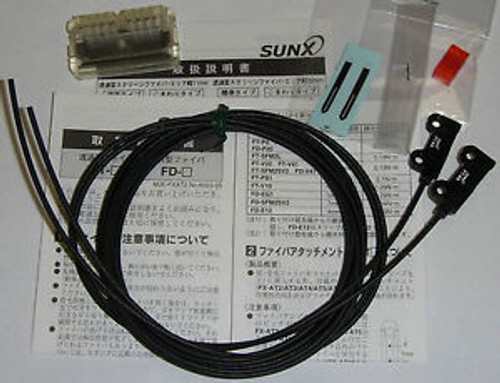 SunX FT-A8 11mm Wide Beam Fiber Optic Sensor 0810-3000-00 NEW