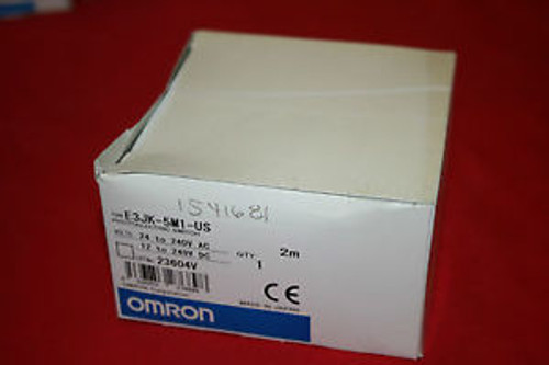 NEW Omron 2M Photoelectric Switch E3JK-5M1-US 24-240VAC 12-240VDC  BNew