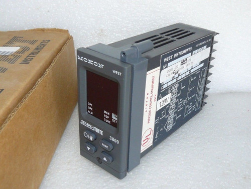 WEST INSTRUMENTS M3810-LO2-T1418-00-H10-C10-XO5-S1502/604 TEMP CONTROLLER