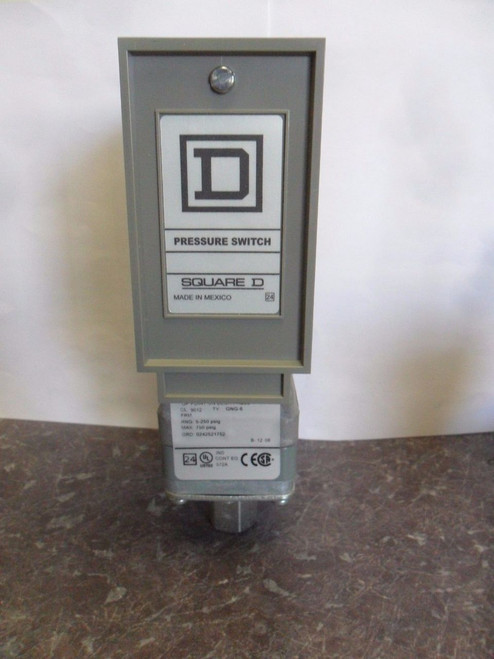 New Square D 9012 Gng-6 Industrial Pressure Switch Series B Type 1 Nib