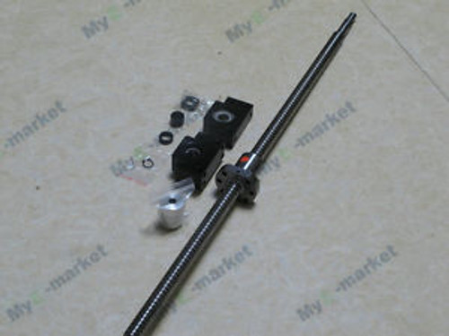 NEW 1antibacklash ballscrew RM2505-550mm-C7+BK/BF15+coupler