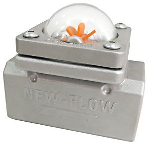 Sight Flow Indicator, 1/4NPT, New-Flow, NAW-2-S-V-1-1, Paddle-Style, 316SS Body