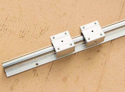 1 Set SBR20-1600mm 20mm fully supported linear rail shaft rod+2 SBR20UU CNC (B)