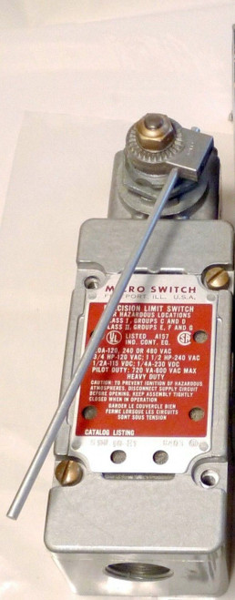 Micro Switch Limit Switch 251Ml10-E1 Actuator Style Hinge Lever