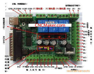 MACH 3 Board Controller step servo 4 axis Mach3 Optical